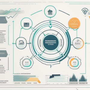 Eine dynamische Infografik zur transformativen Wirkung von Content-Marketing mit Strategien, Kennzahlen und Erfolgsgeschichten.